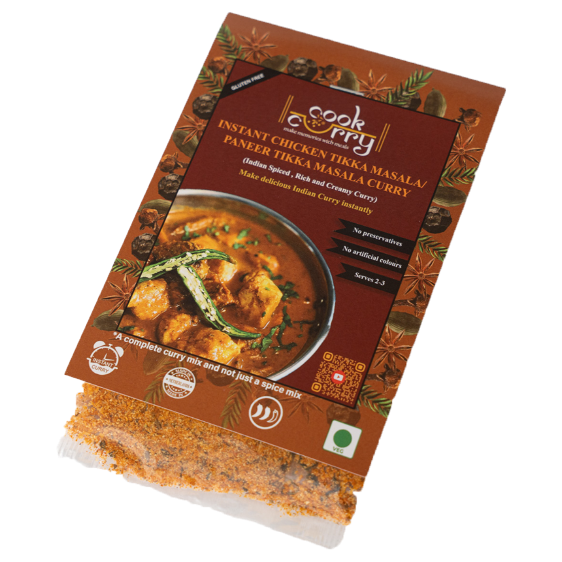Cook Curry Paneer or Chicken Instant Tikka Masala Mix - webshop