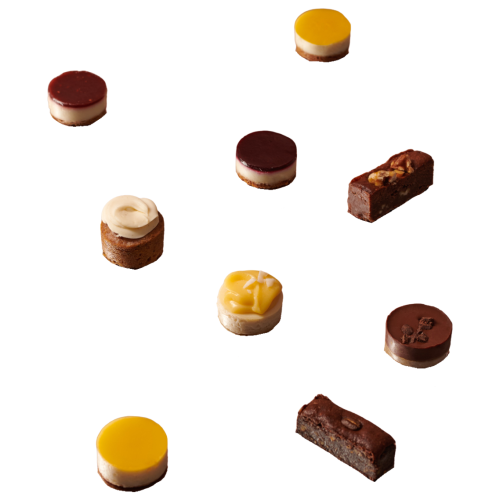 Rose & Vanilla Assortiment Vegan Petitfour glutenvrij - webshop